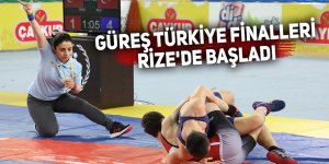 Güreş Türkiye Finali Rize'de başladı