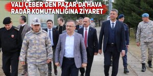 Vali Çeber'den Pazar'da Radar Komutanlığına ziyaret