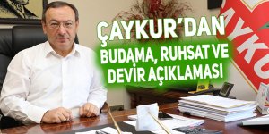 Çaykur'dan, budama, ruhsat ve devir açıklaması