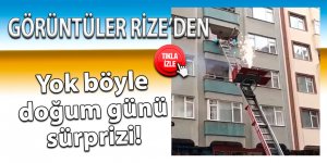 Yok böyle doğum günü sürprizi!