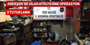 Ardeşen'de silah imalatına 2 tutuklama