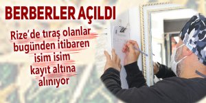 Rize’de tıraş olanlar bugünden itibaren isim isim kayıt altına alınıyor