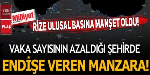 Rize'de aşırı kalabalık endişe verici boyutlara ulaştı