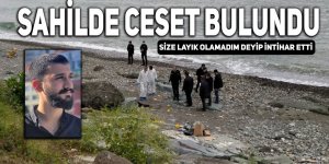 Sahilde ceset bulundu! Size layık olamadım deyip intihar etti