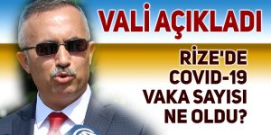 Rize'de covid-19 vaka sayısı ne oldu?