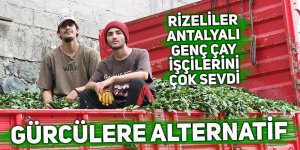 Rizeliler Antalyalı genç çay işçilerini çok sevdi