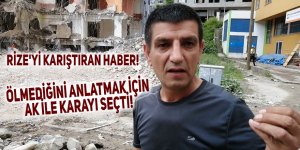 Rize'yi karıştıran haber!