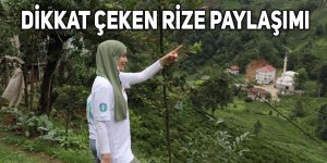 Gamze Özçelik’ten dikkat çeken Rize paylaşımı