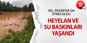 Sel, Pazar'da da etkili oldu