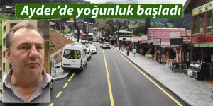 Ayder'de yol açıldı turistler rezervasyona başladı