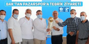 Bak'tan Pazarspor'a tebrik ziyareti