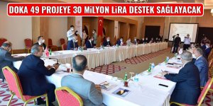 DOKA 49 projeye 30 milyon lira destek sağlayacak