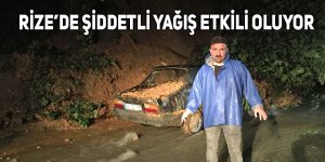  Şiddetli yağış Rize’de etkili oluyor