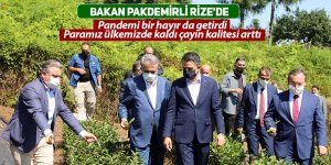 Bakan Pakdemirli Rize'de