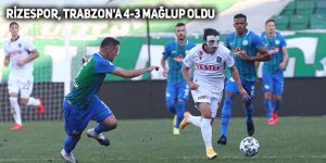 Rizespor, Trabzonspor'a 4-3 mağlup oldu