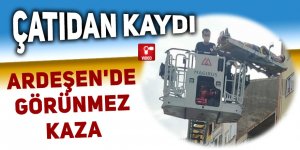 Ardeşen'de görünmez kaza