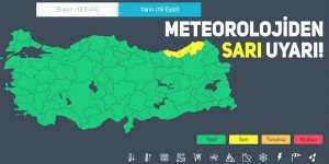 Meteorolojiden Rize ve çevresi için sarı uyarı