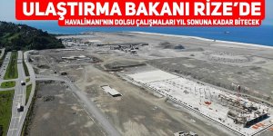 Havalimanı'nın dolgu çalışmaları yıl sonuna kadar bitecek