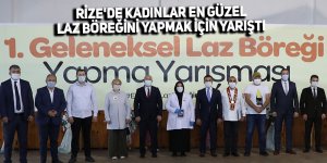 Rize'de kadınlar en güzel Laz böreğini yapmak için yarıştı