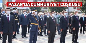 Pazar'da Cumhuriyet coşkusu