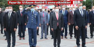 Pazar’da 10 Kasım Atatürk’ü anma etkinlikleri