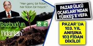 Pazar Ülkü Ocakları’ndan Türkeş’e vefa