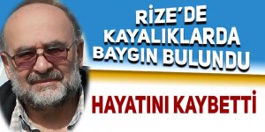 Rize’de kayalıklarda baygın bulunan şahıs hayatını kaybetti