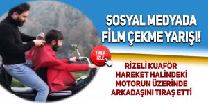 Rizeliler artık sosyal medyada film çekiyor!