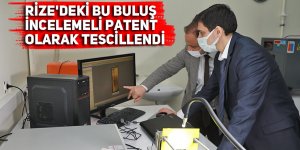 Rize'deki bu buluş incelemeli patent olarak tescillendi