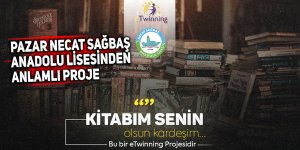 Pazar Necat Sağbaş Anadolu Lisesinden anlamlı proje