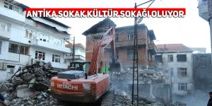 Antika Sokak Kültür Sokağı oluyor