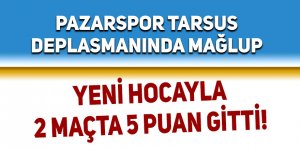 Pazarspor Tarsus deplasmanında mağlup