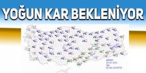 Rize'de kar yükseklerde başladı, sahile geliyor