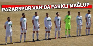 Pazarspor Van'da farklı mağlup