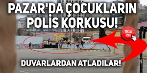 Pazar'da çocukların polis korkusu!