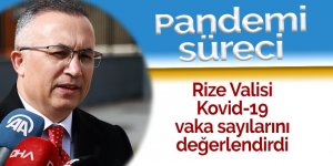 Rize Valisi, Kovid-19 vaka sayılarını değerlendirdi: