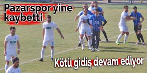 Pazarspor yine kaybetti