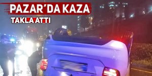 Pazar'da kaza ucuz atlatıldı