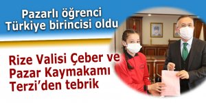 Pazarlı öğrenci Türkiye 1'incisi oldu