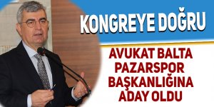 Pazarspor başkanlığına adaylığını ilan etti