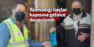 Alamadığı ilaçlar kapısına gelince duygulandı