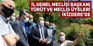 İl Genel Meclisi başkan ve üyeleri İkizdere'de