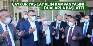 ÇAYKUR yaş çay alım kampanyasını dualarla başlattı