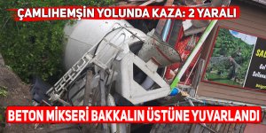 Çamlıhemşin yolunda kaza: 2 yaralı