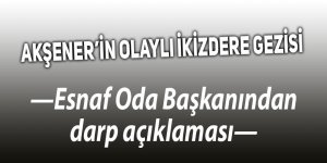 Esnaf Oda Başkanından darp açıklaması