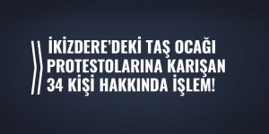 Taş ocağı protestolarına işlem!