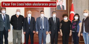 Pazar Fen Lisesi'nden uluslararası proje