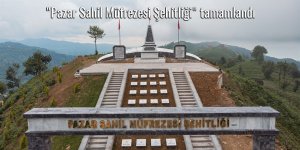 "Pazar Sahil Müfrezesi Şehitliği" tamamlandı