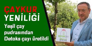 Yeşil çay pudrasından Detoks çayı üretildi