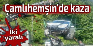 Çamlıhemşin'de kaza: 2 yaralı